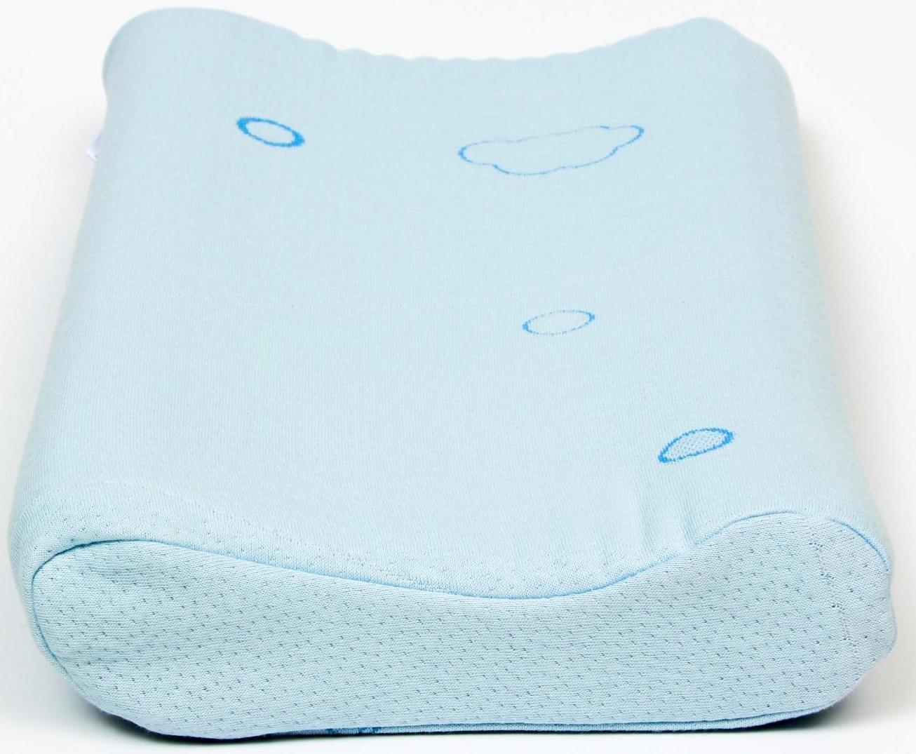 Подушка ортопедическая НТ-ПС-01, для детей, 40x25 см, валики 7/8 см