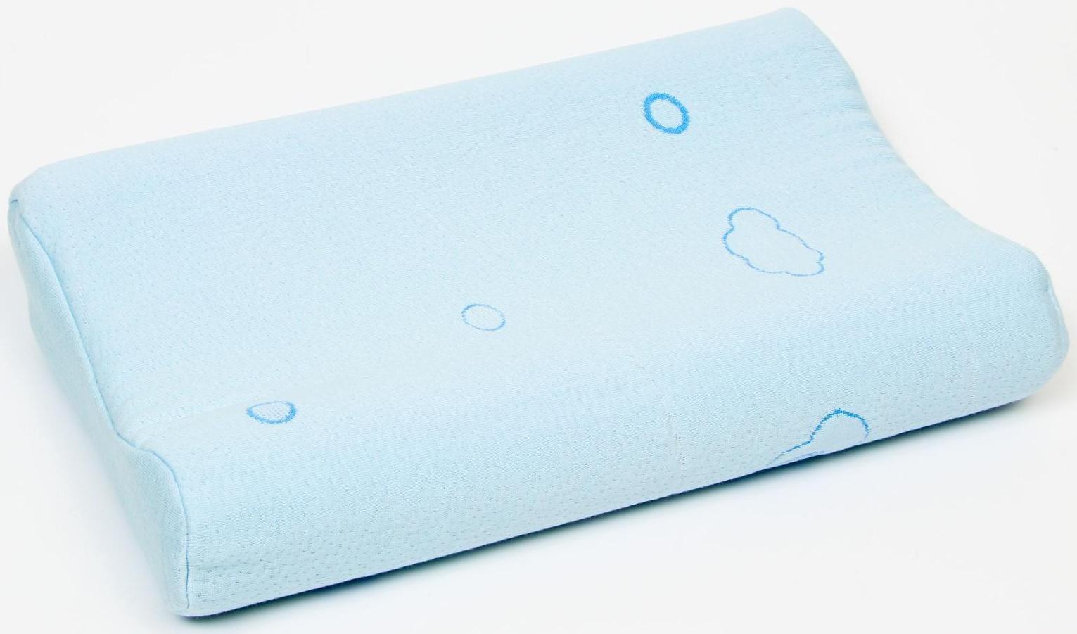 Подушка ортопедическая НТ-ПС-01, для детей, 40x25 см, валики 7/8 см