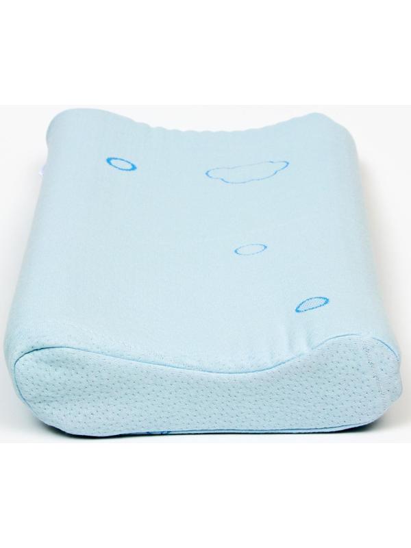 Подушка ортопедическая НТ-ПС-01, для детей, 40x25 см, валики 7/8 см