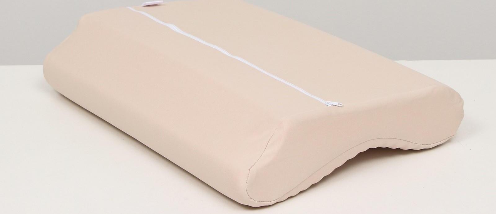 Подушка ортопедическая НТ-ПС-02, для взрослых, 50x36.5 см, валики 9/12 см