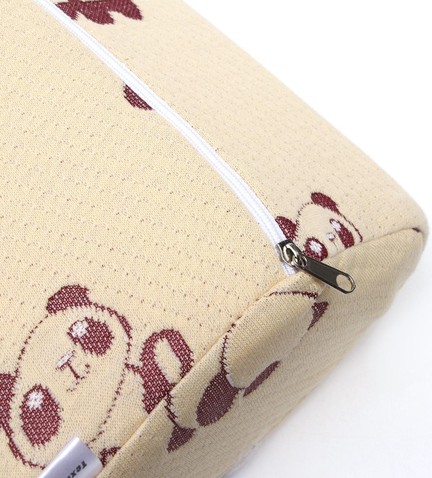 Подушка ортопедическая НТ-ПС-02, для взрослых, 50x36.5 см, валики 9/12 см