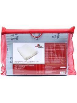 Подушка ортопедическая НТ-ПС-02, для взрослых, 50x36.5 см, валики 9/12 см