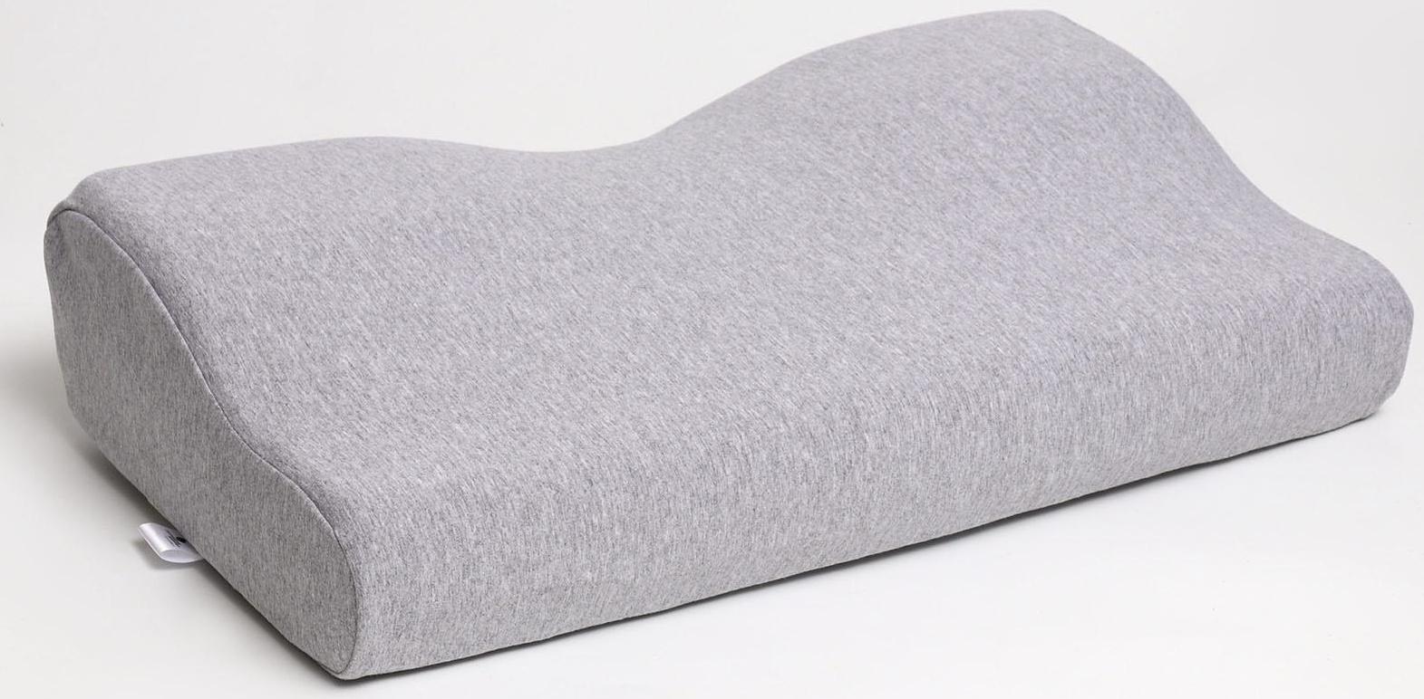 Подушка ортопедическая НТ-ПС-03, с эффектом памяти и выемкой под плечо, 61.5x34 см, валики 13/8 см