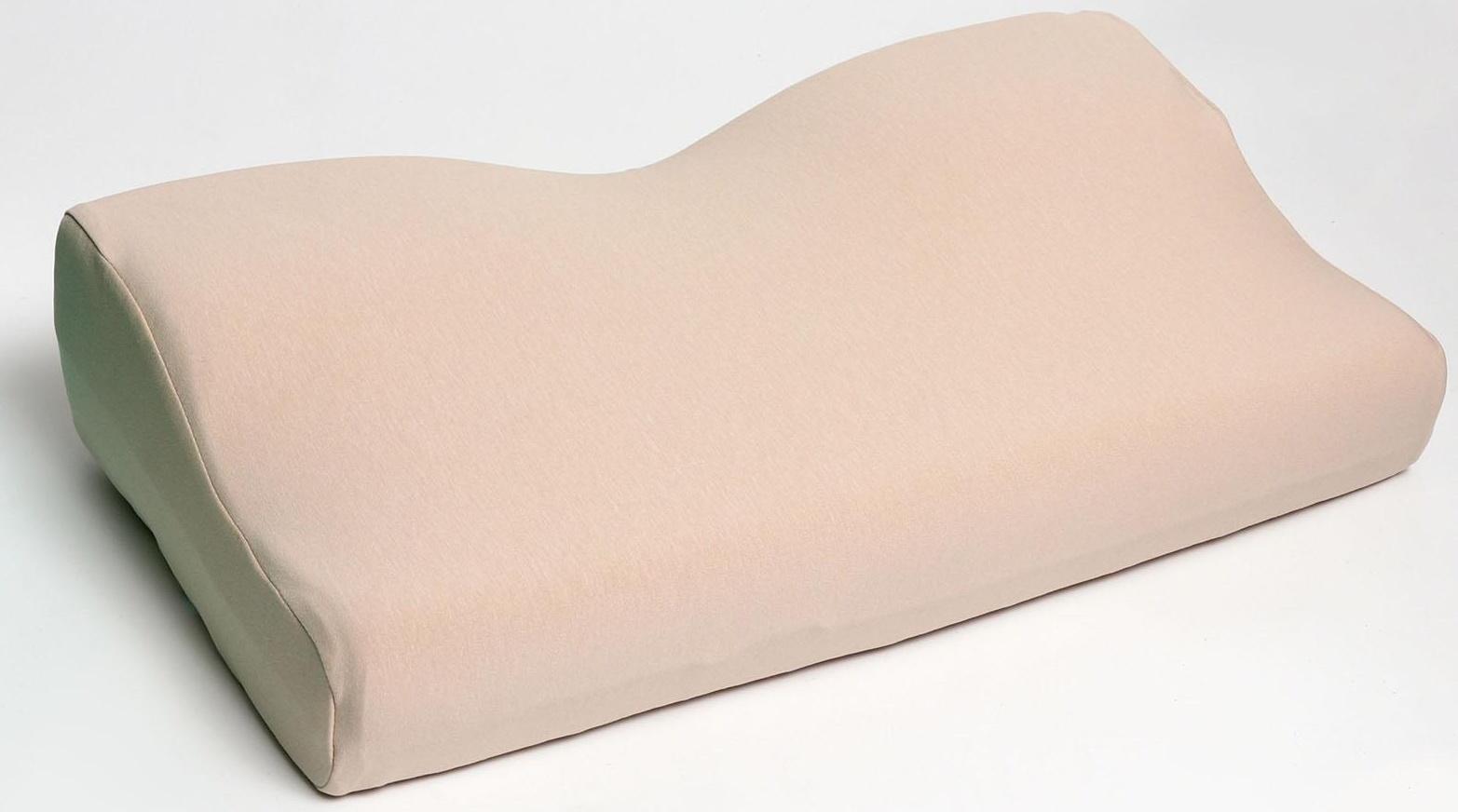 Подушка ортопедическая НТ-ПС-03, с эффектом памяти и выемкой под плечо, 61.5x34 см, валики 13/8 см