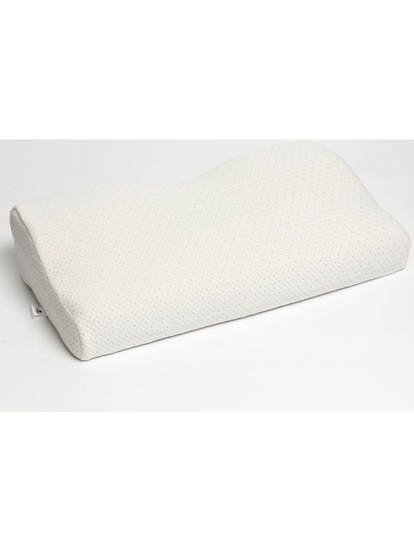 Подушка ортопедическая НТ-ПС-03, с эффектом памяти и выемкой под плечо, 61.5x34 см, валики 13/8 см