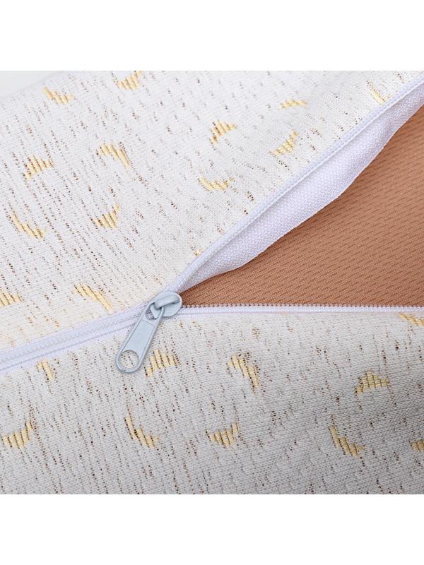 Подушка ортопедическая НТ-ПС-03, с эффектом памяти и выемкой под плечо, 61.5x34 см, валики 13/8 см