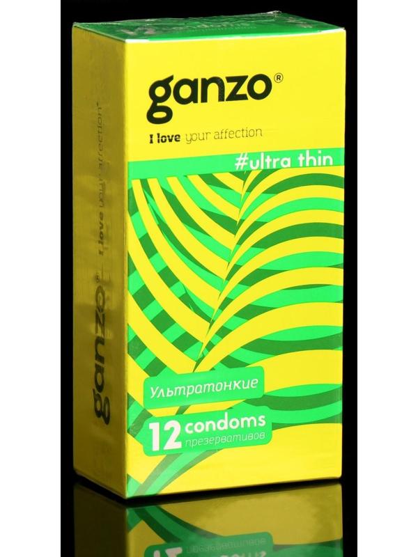 Презервативы Ganzo Ultra thin, ультра-тонкие, 12 шт.