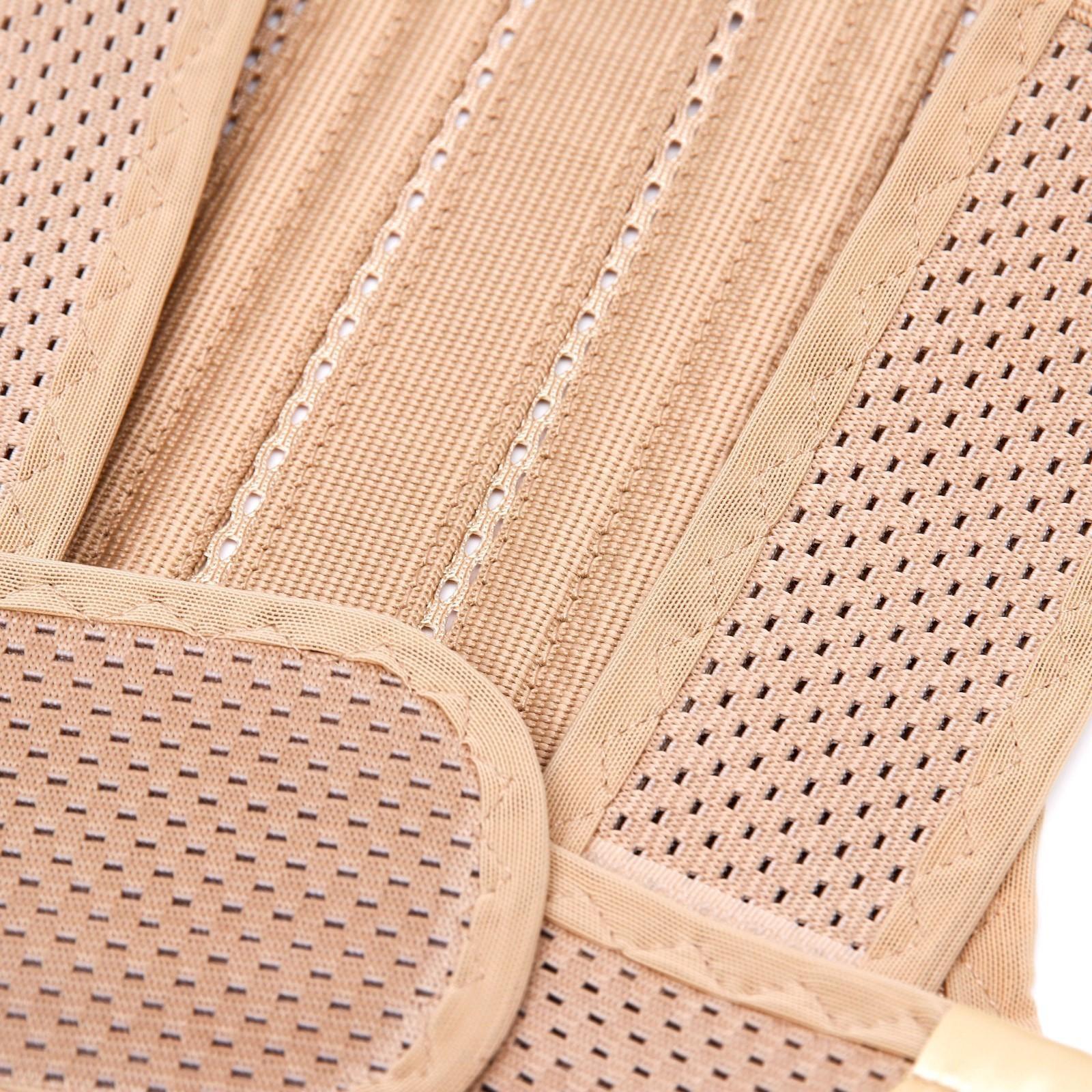 Корректор осанки НТ-КР-012, полужёсткий, 4 ребра, размер M, цвет бежевый