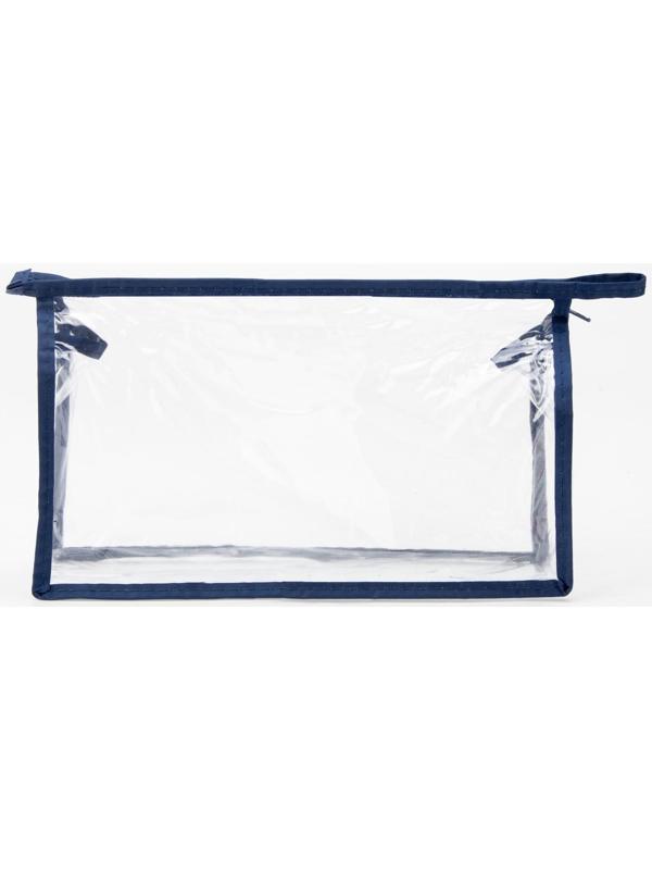 Косметичка на молнии, цвет синий