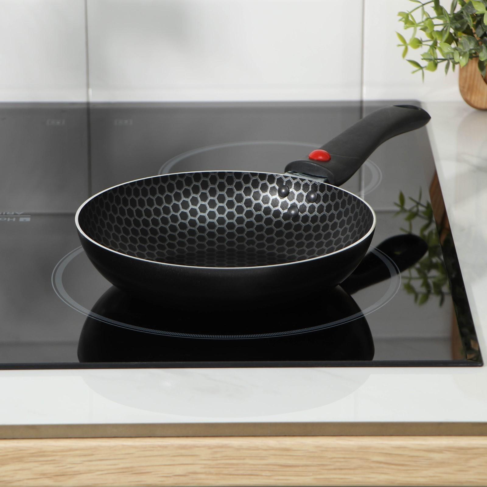 Сковорода Forever, d=18 см, съёмная ручка, антипригарное покрытие, цвет серый