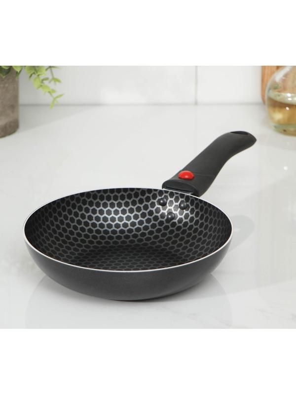 Сковорода Forever, d=18 см, съёмная ручка, антипригарное покрытие, цвет серый