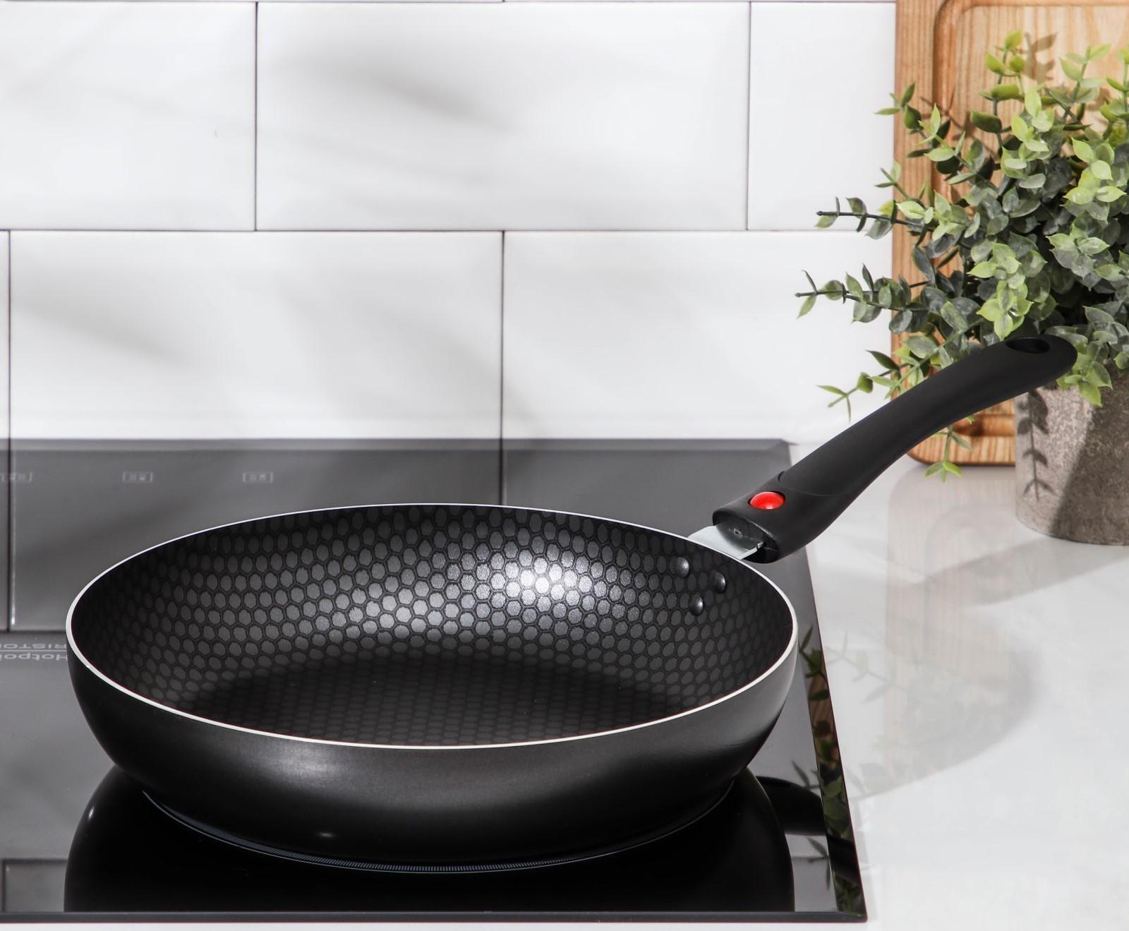 Сковорода Forever, d=26 см, съёмная ручка, антипригарное покрытие, цвет чёрный