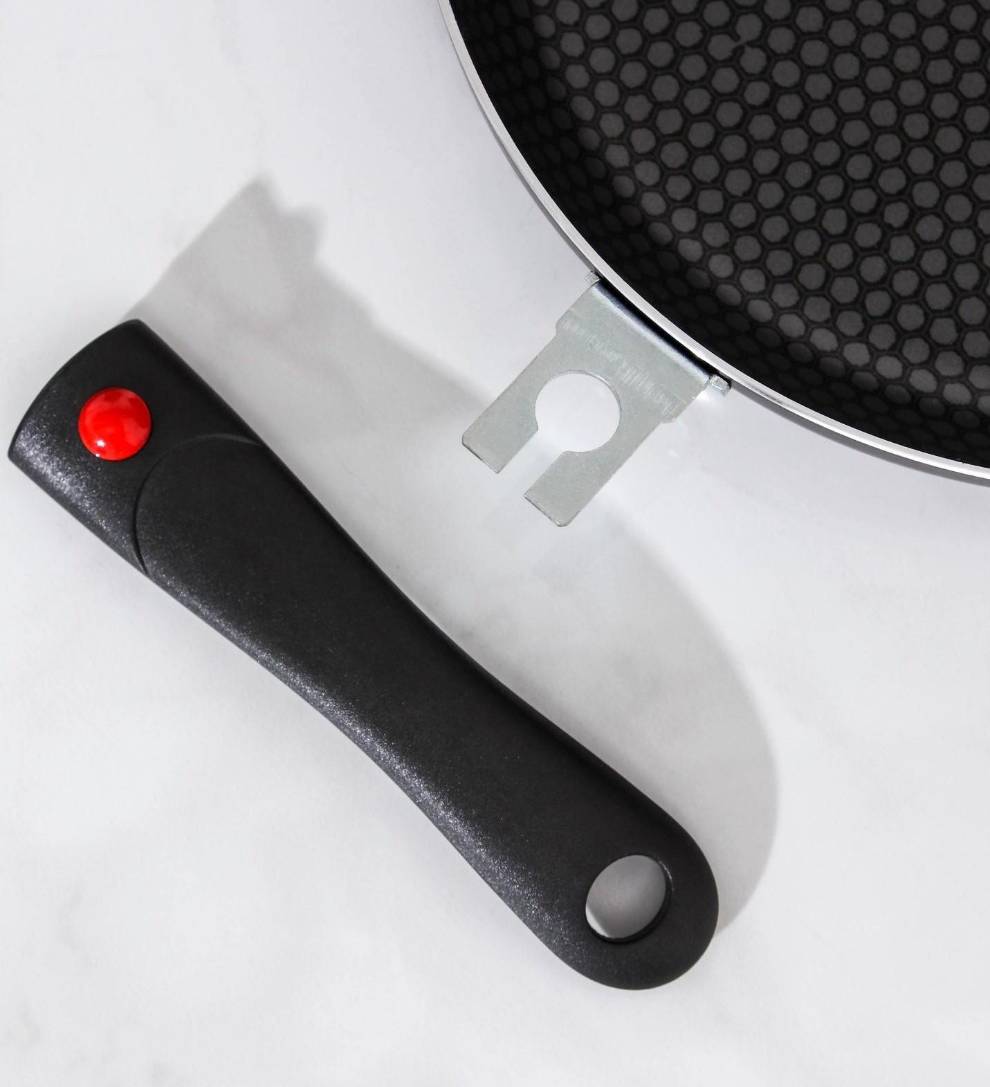 Сковорода Forever, d=26 см, съёмная ручка, антипригарное покрытие, цвет чёрный