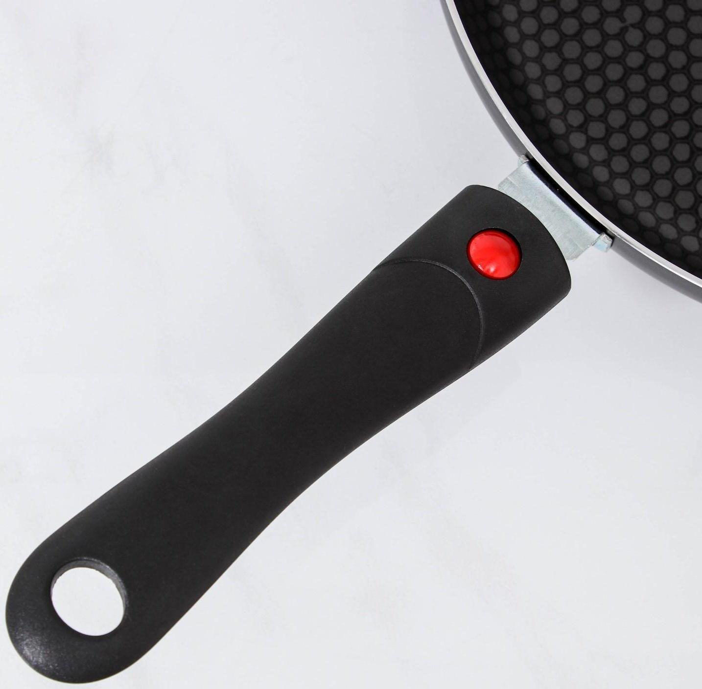 Сковорода Forever, d=26 см, съёмная ручка, антипригарное покрытие, цвет чёрный