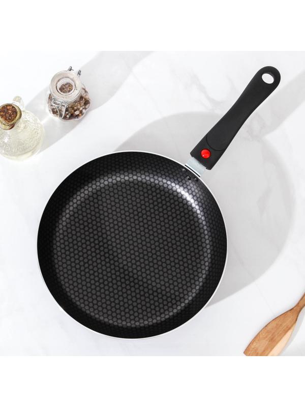 Сковорода Forever, d=26 см, съёмная ручка, антипригарное покрытие, цвет чёрный