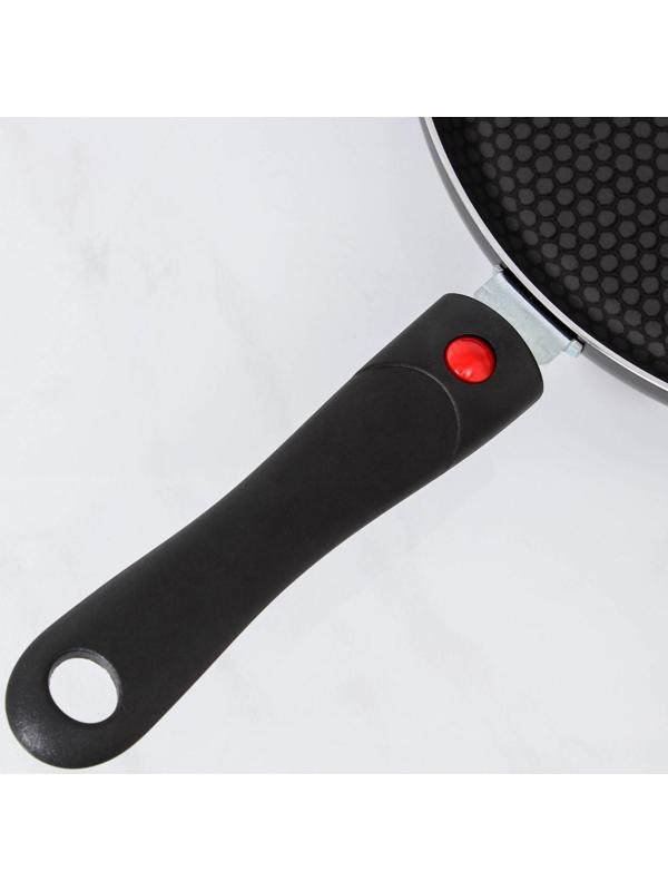 Сковорода Forever, d=26 см, съёмная ручка, антипригарное покрытие, цвет чёрный