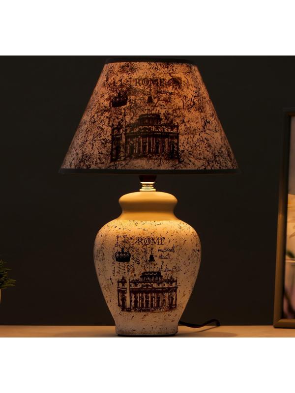 Лампа настольная керамика 