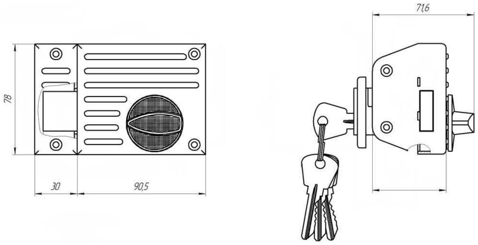 Замок накладной Димитровград 