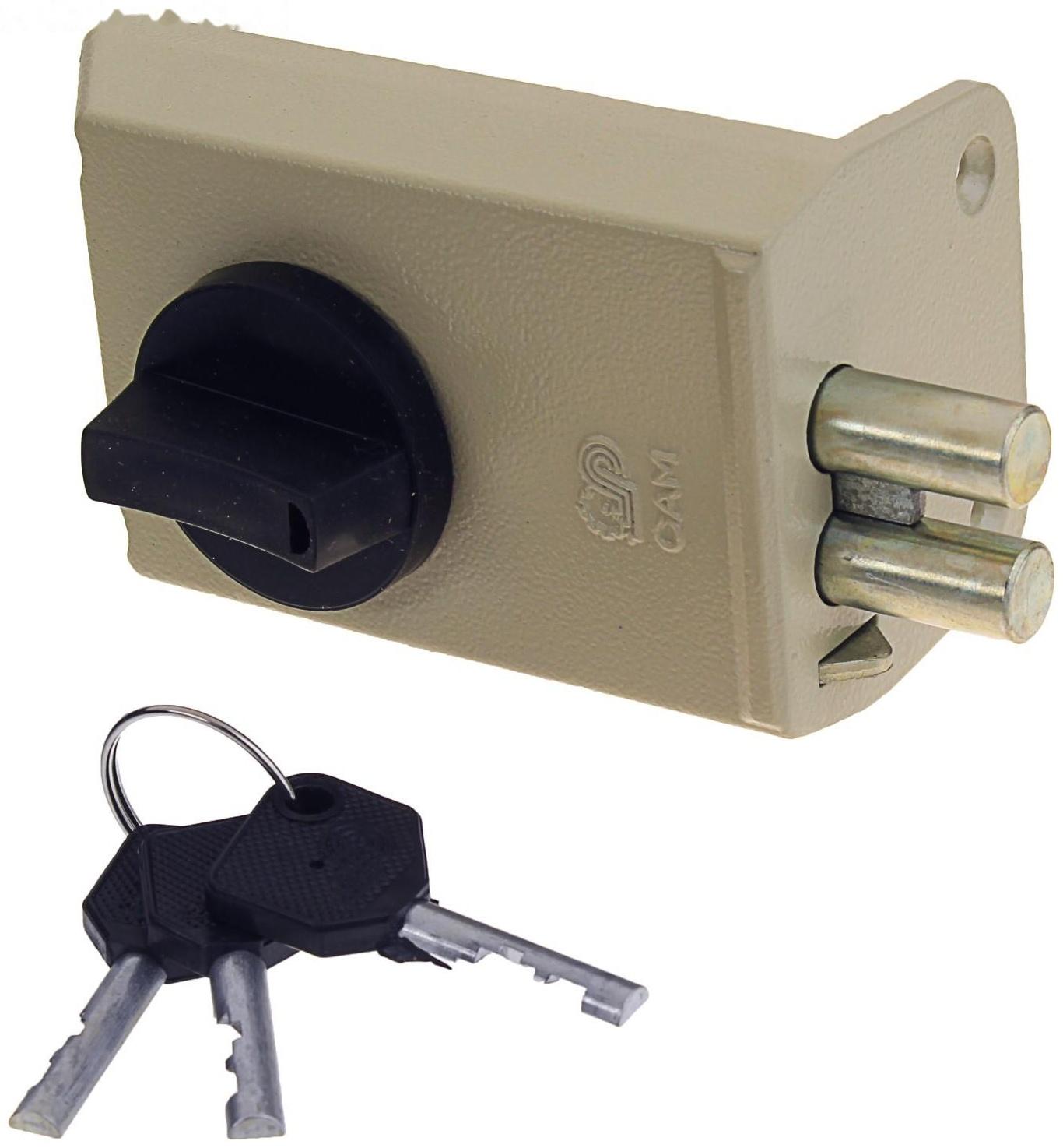 Замок накладной ПРОСАМ ЗНД-1А (88400), серый