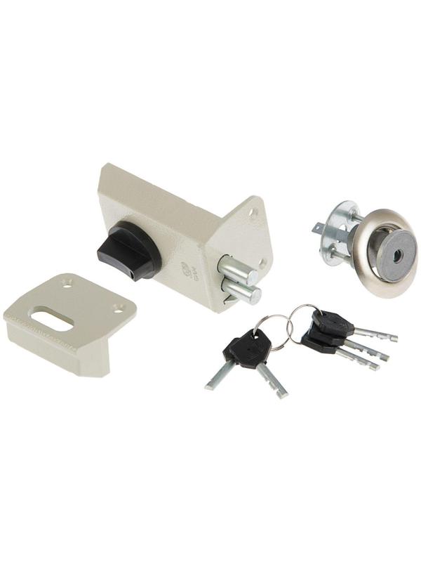 Замок накладной ПРОСАМ ЗНД-1А (88400), серый