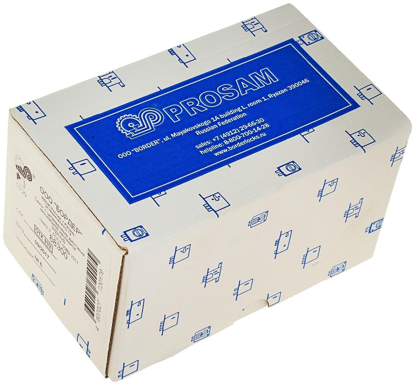 Замок накладной ПРОСАМ ЗНД-1А/Д (88300), полимерное покрытие