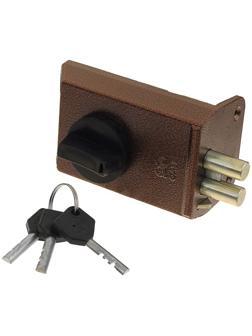 Замок накладной ПРОСАМ ЗНД-1А/Д (88300), полимерное покрытие