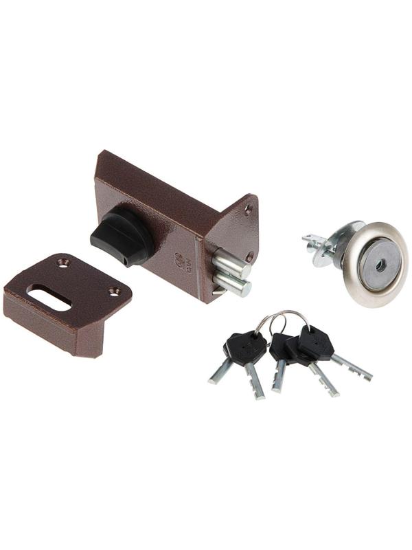 Замок накладной ПРОСАМ ЗНД-1А/Д (88300), полимерное покрытие