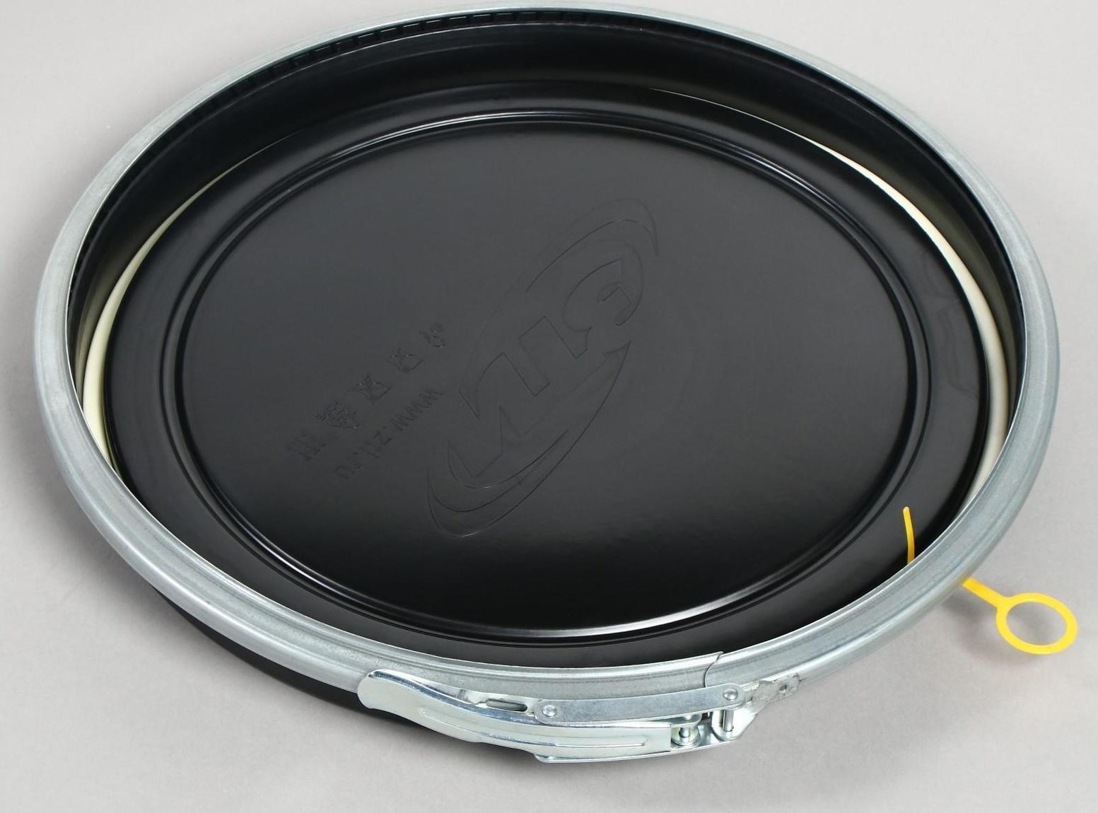 Бочка пищевая, 127 л, с крышкой, синяя, Оpen Top