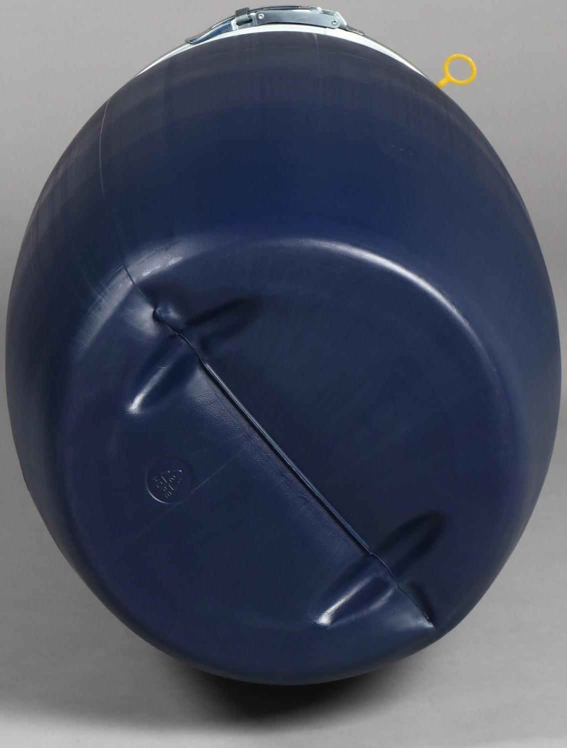 Бочка пищевая, 127 л, с крышкой, синяя, Оpen Top