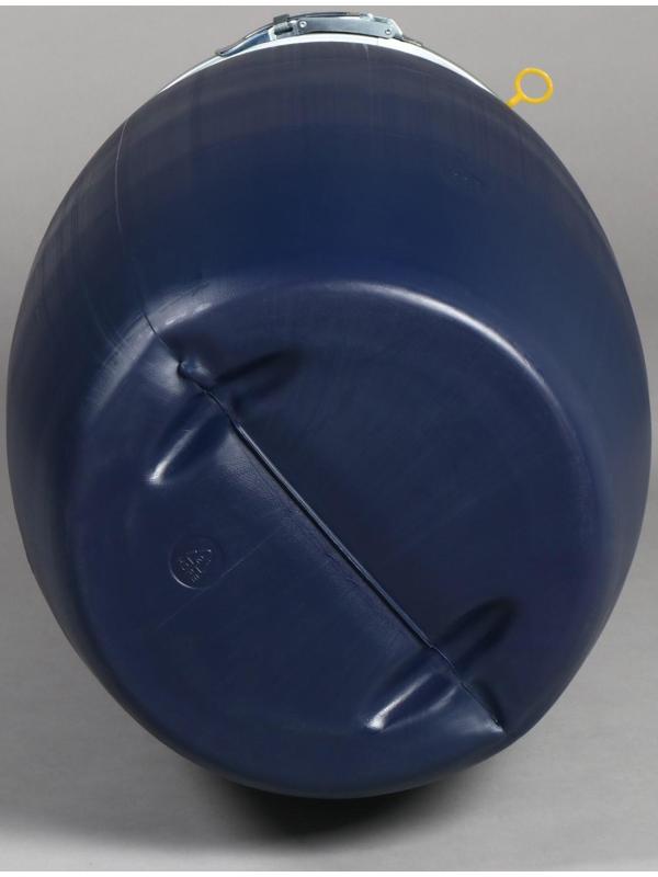 Бочка пищевая, 127 л, с крышкой, синяя, Оpen Top