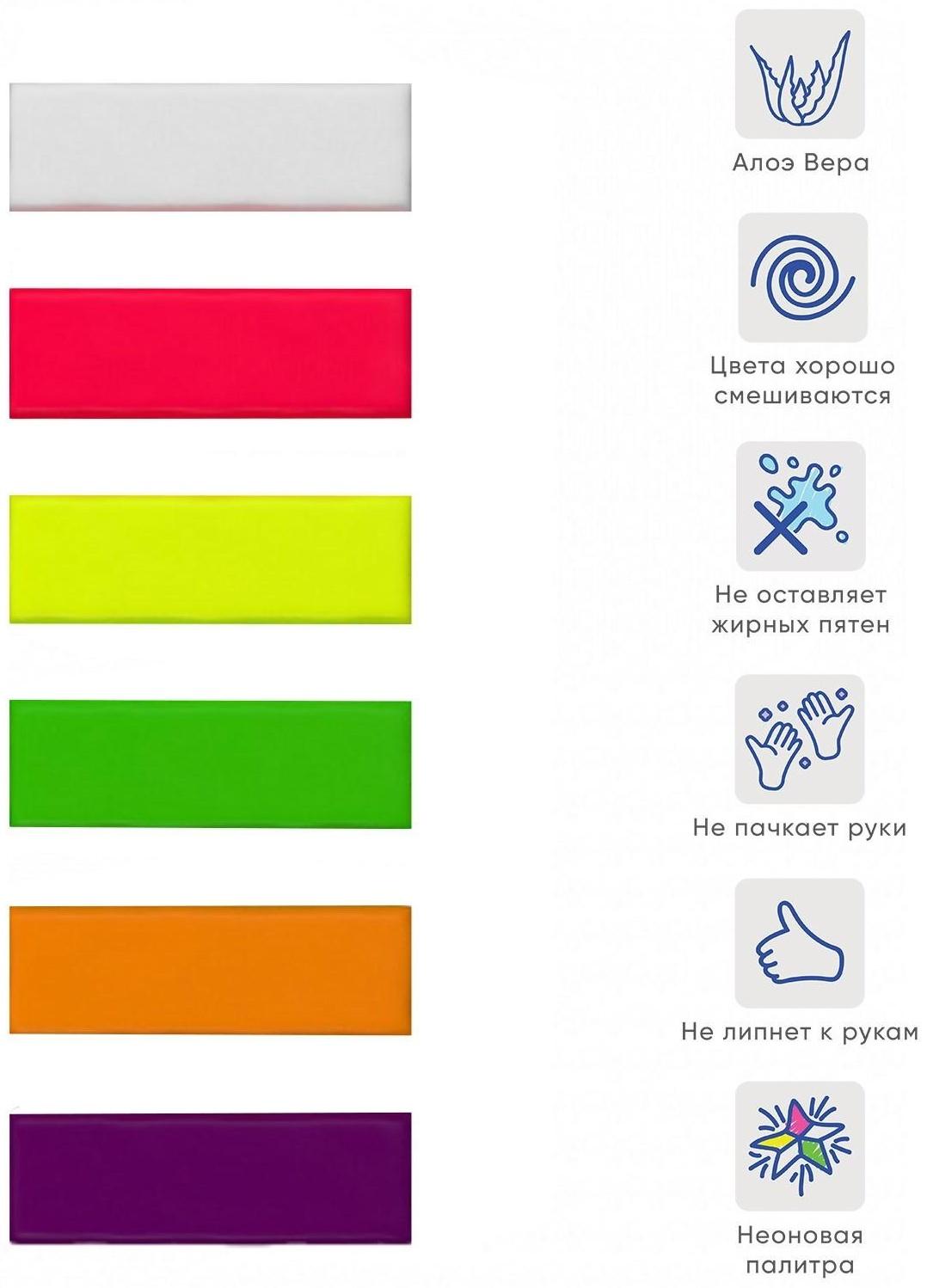 Пластилин мягкий (восковой), 6 цветов, 120 г, ErichKrause ArtBerry премиум, с Алоэ Вера, со стеком, картон, с европодвесом