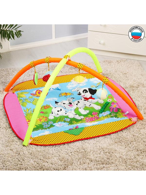 Развивающий коврик «Далматинцы», с дугами, р-р 100×87х0,5 см.