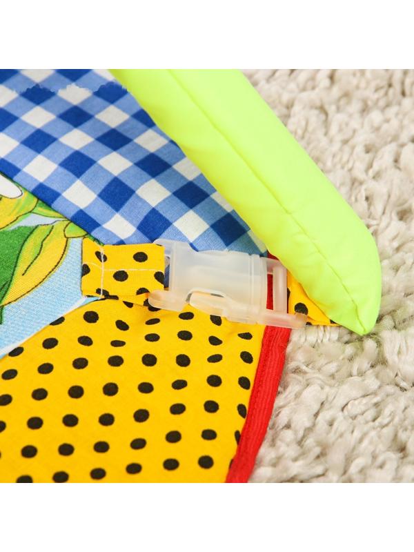 Коврик развивающий с дугами «Далматинцы» для мальчика, 4 игрушки, р-р 100×87х0,5 см.