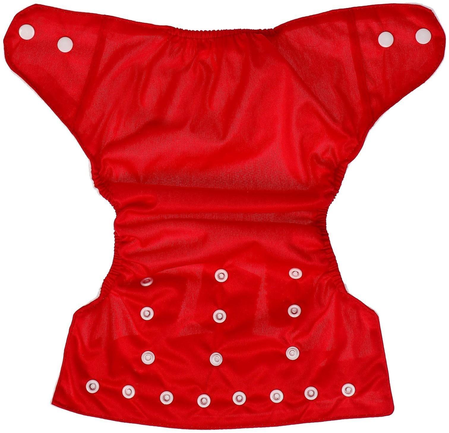 Многоразовый подгузник, цвет красный