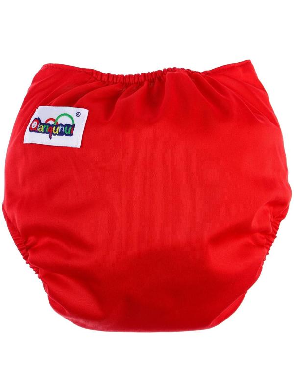 Многоразовый подгузник, цвет красный