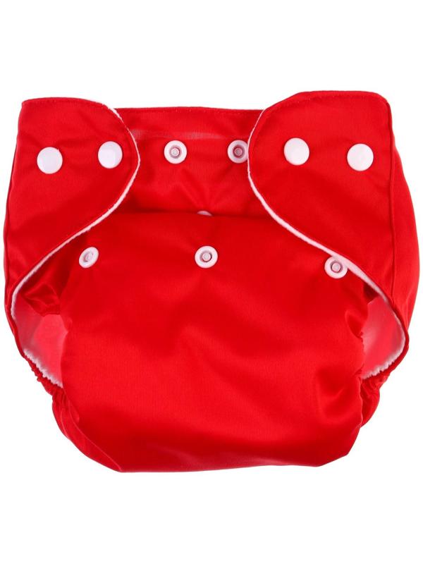 Многоразовый подгузник, цвет красный