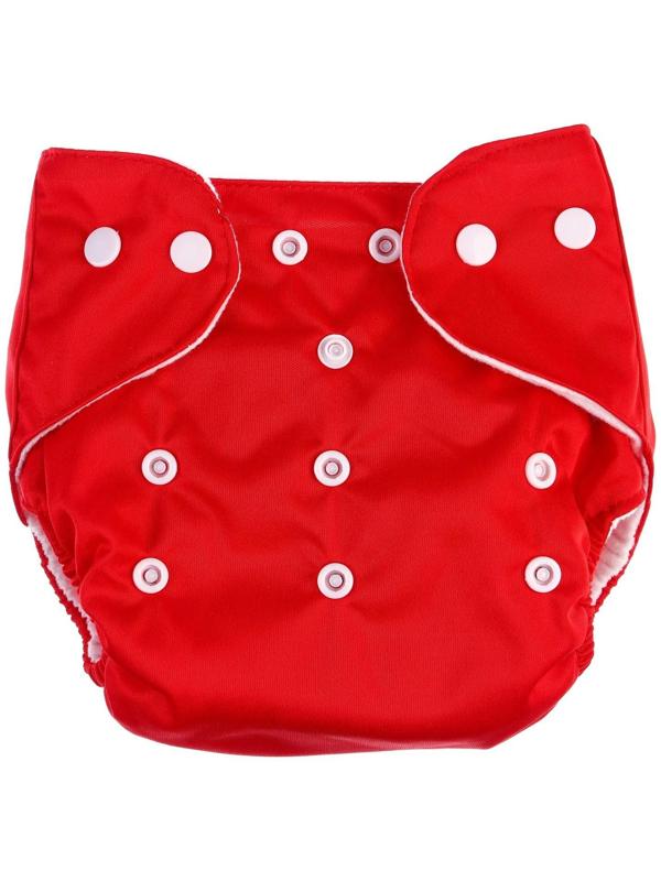 Многоразовый подгузник, цвет красный