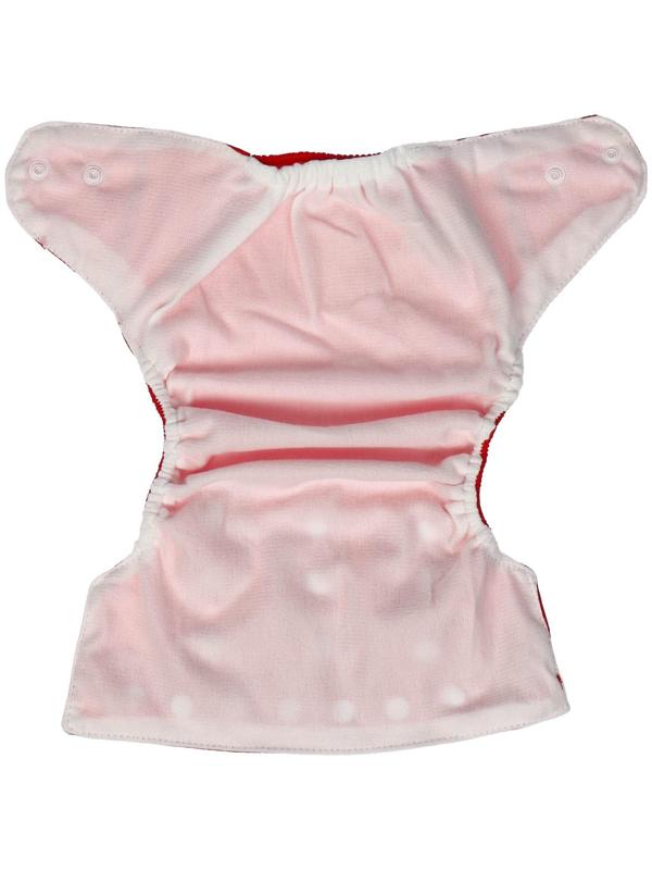 Многоразовый подгузник, цвет красный