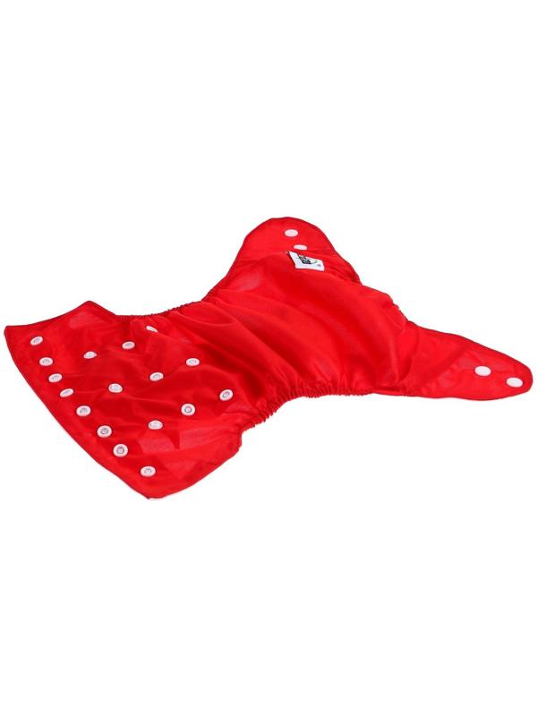 Многоразовый подгузник, цвет красный