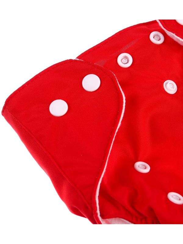 Многоразовый подгузник, цвет красный