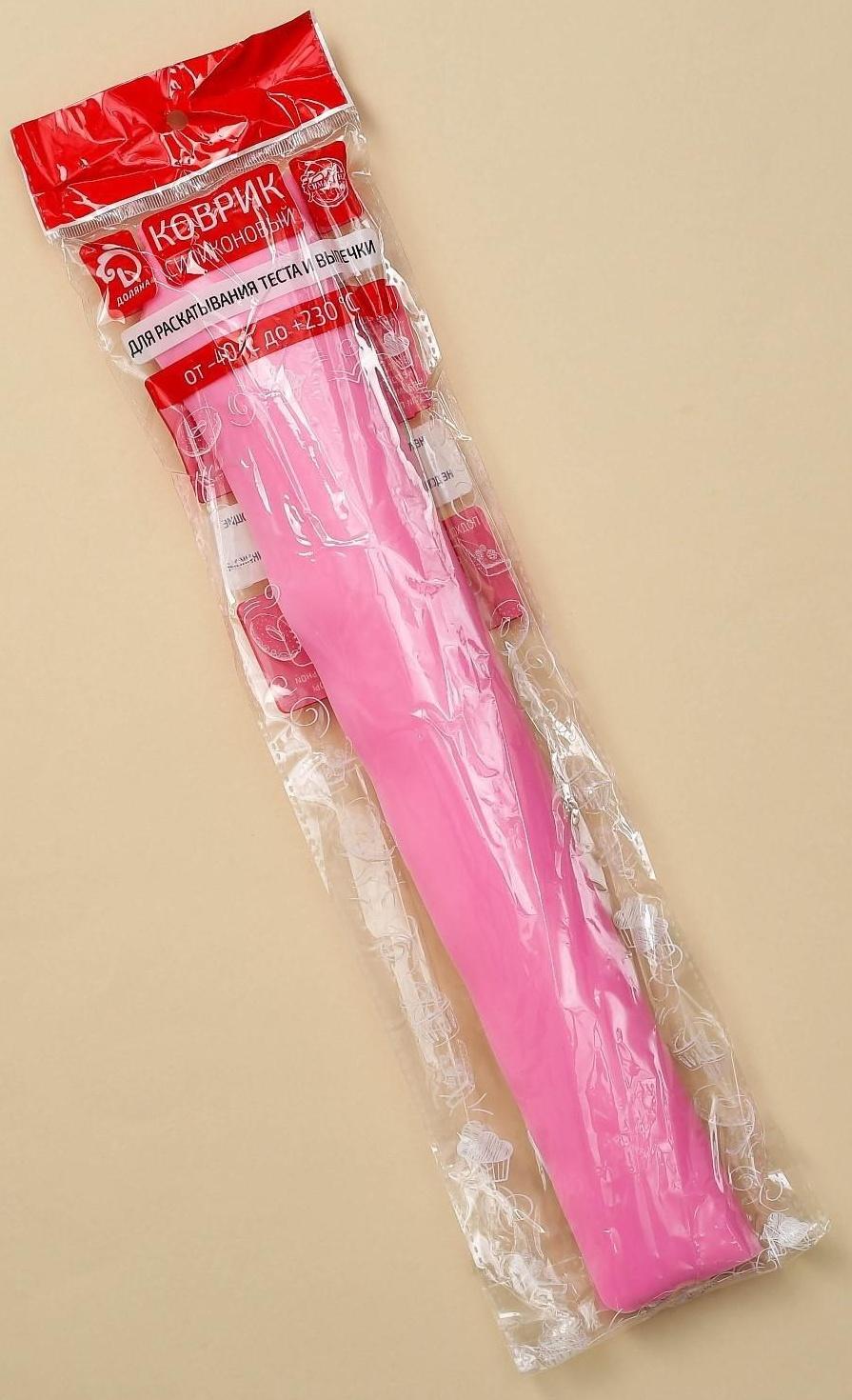 Коврик с разлиновкой силиконовый Доляна «Буссен», 61,5×41,5 см, цвет МИКС