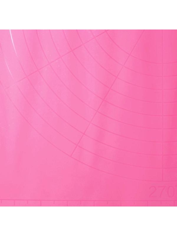 Коврик с разлиновкой силиконовый Доляна «Буссен», 61,5×41,5 см, цвет МИКС