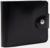 Портмоне на кнопке, для купюр, для карт, для монет, цвет чёрный