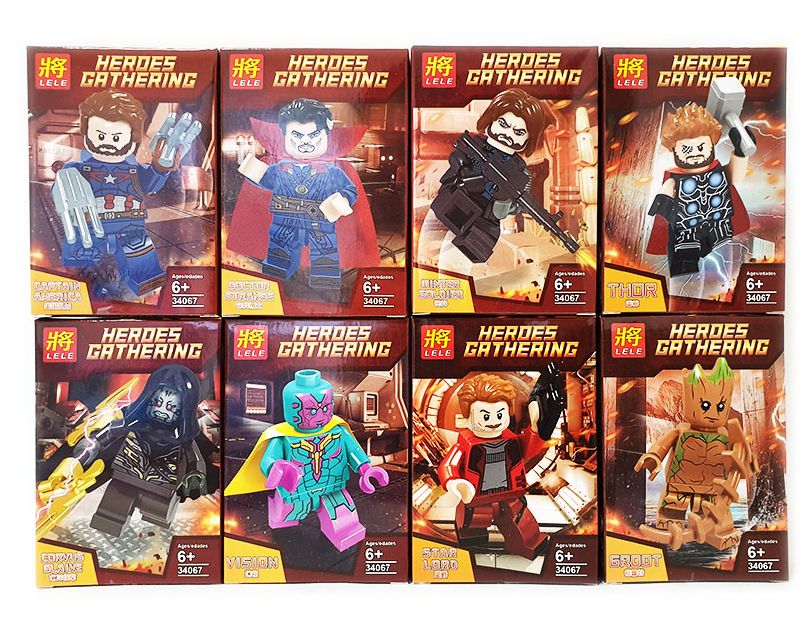 Набор 8 фигурок Супергерои (Мстители 34067-8)