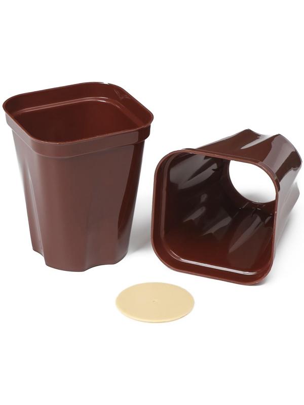 Набор для рассады: стаканы по 250 мл (6 шт.), контейнер 24 × 16 см, МИКС