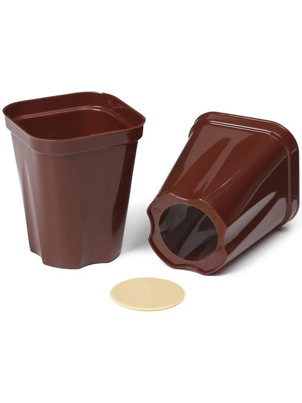 Набор для рассады: стаканы по 250 мл (6 шт.), контейнер 24 × 16 см, МИКС