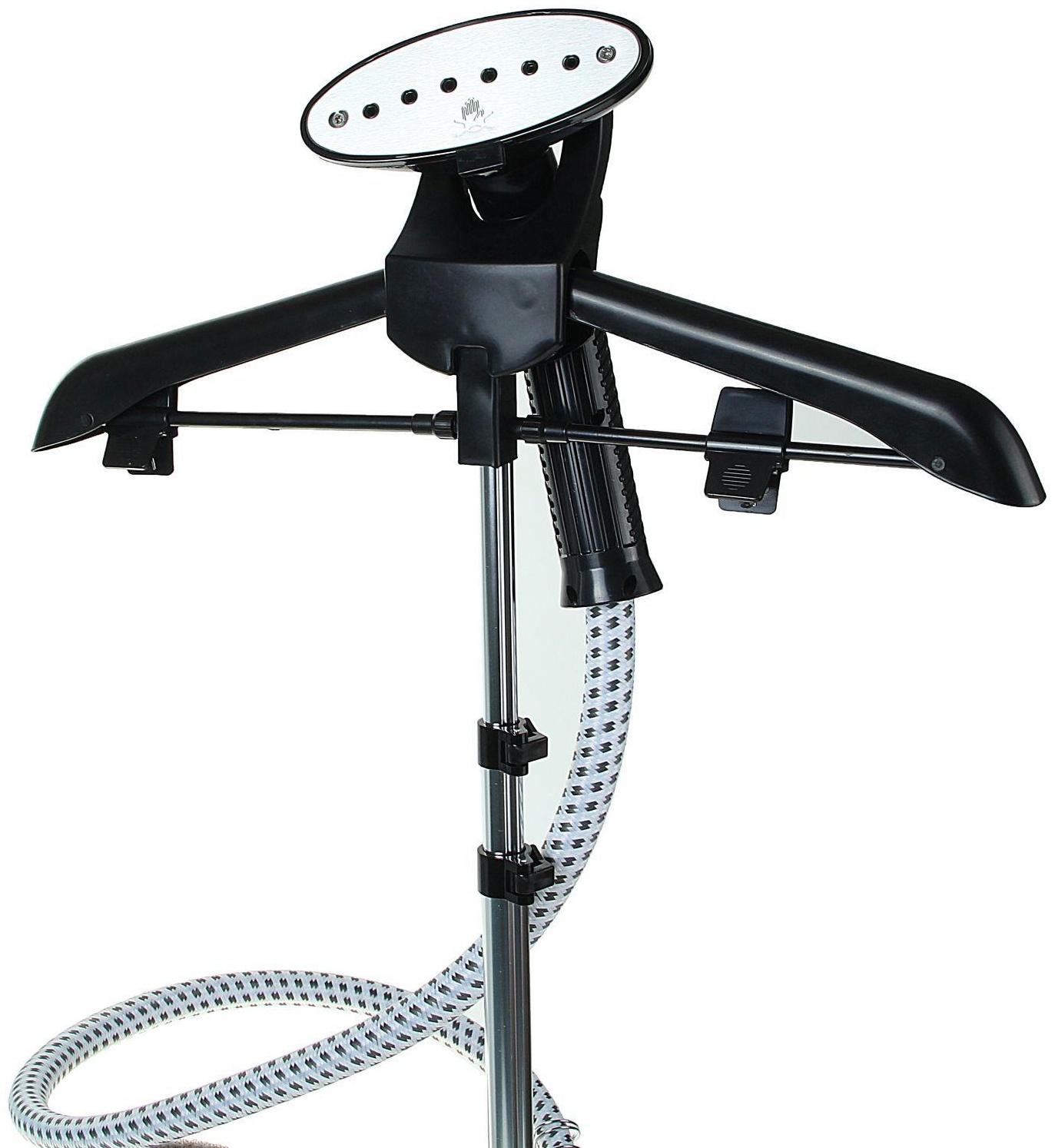 Отпариватель Galaxy GL 6204, напольный, 1700 Вт, 1500 мл, 40 г/мин, до 98°C, красный