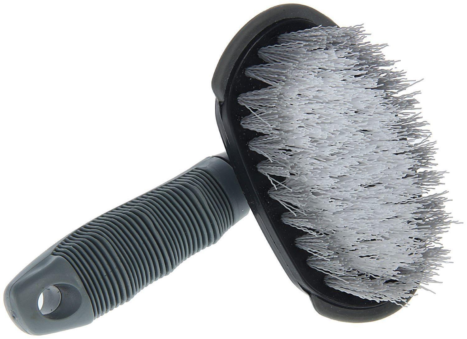 Щетка для мытья универсальная, с жёсткой щетиной, 17 см