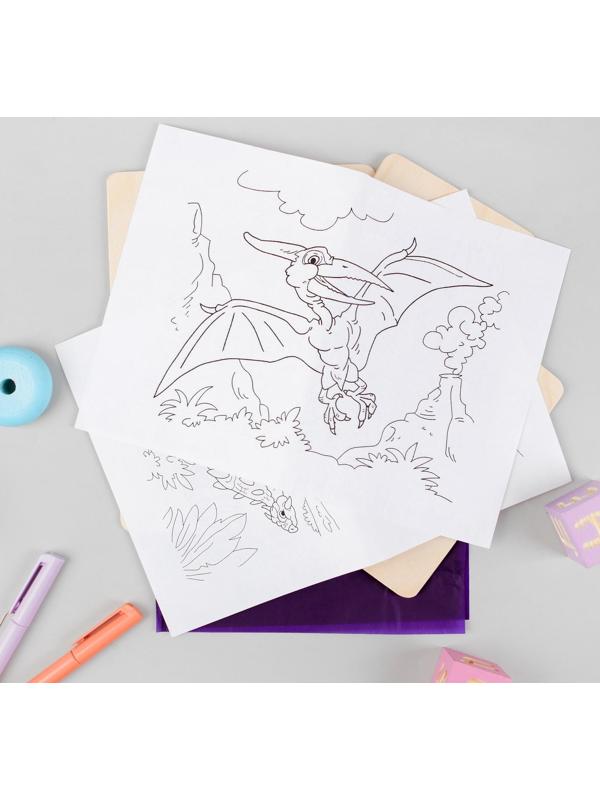 Наборы для выжигания «Тёплые картинки. Динозавры»