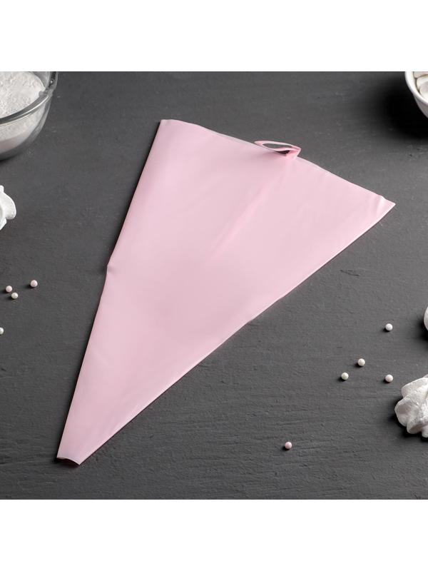 Кондитерский мешок «Алирио», 35×21 см, цвет розовый